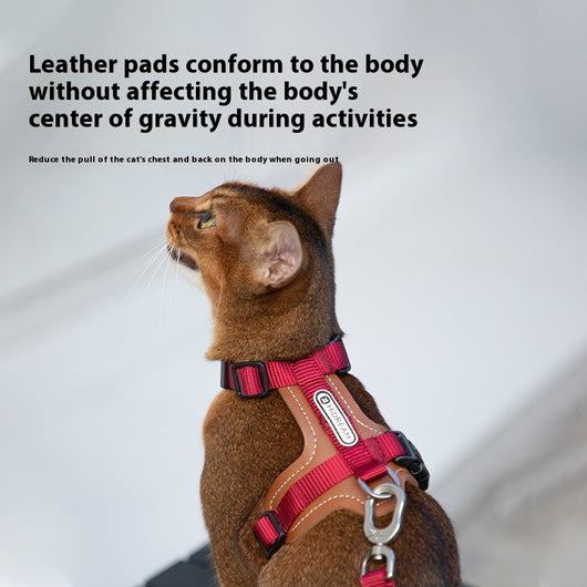 Arnés de Tracción en I para Gatos - Chaleco Pectoral y Dorsal