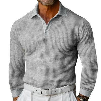 Camisa Slim-fit de Manga Larga con Solapa para Hombre - Image 5