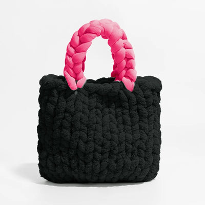 Bolsa Bucket Tejida a Mano para Mujer - Image 24
