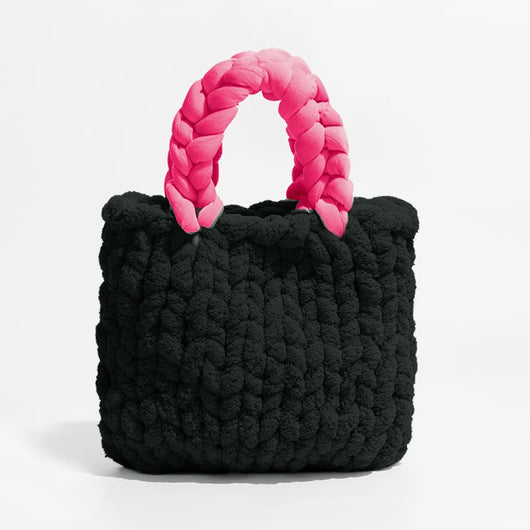 Bolsa Bucket Tejida a Mano para Mujer - Image 24