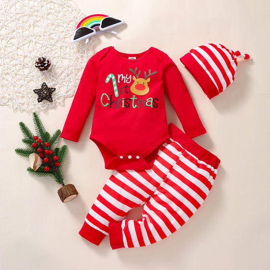 Conjunto Infantil Estampado Casual sin Capucha - Image 4