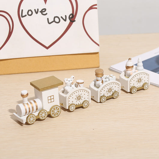 Tren Navideño de Madera - Decoración Festiva - Image 11
