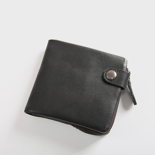 Billetera de Cuero Genuino Compacta para Estudiantes y Jóvenes Profesionales - Image 5