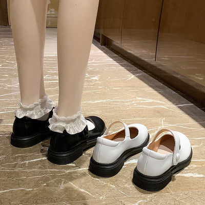 Zapatos Mary Jane Planos Estilo Universitario para Mujer - Image 4