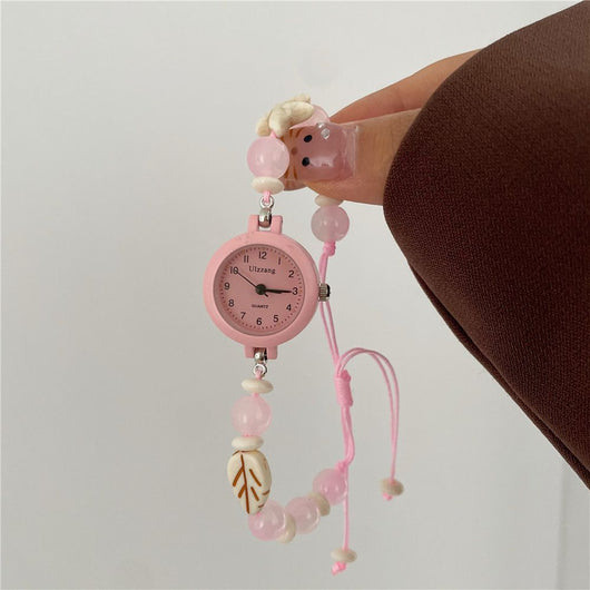 Reloj de Pulsera Beaded con Diseño Trendy de Alta Moda - Image 8