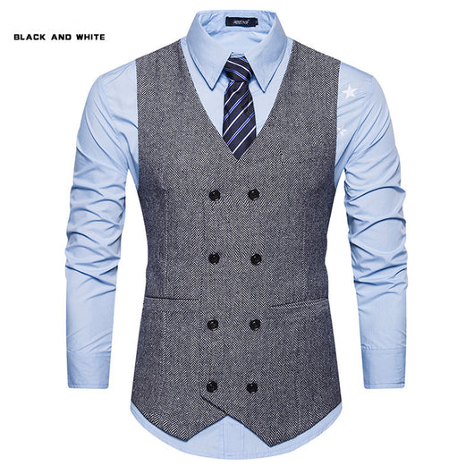 Chaleco de Lana Doble Botonadura para Hombre - Image 12