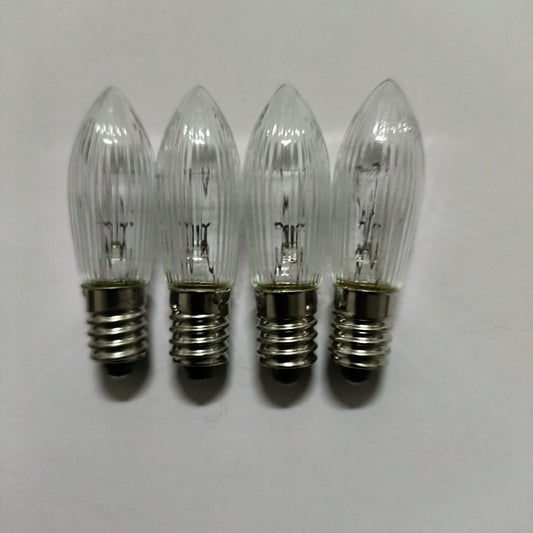 Bombilla LED E10 Patrón Cristal C6 34V 3W