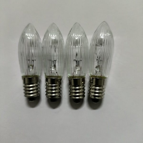 Bombilla LED E10 Patrón Cristal C6 34V 3W