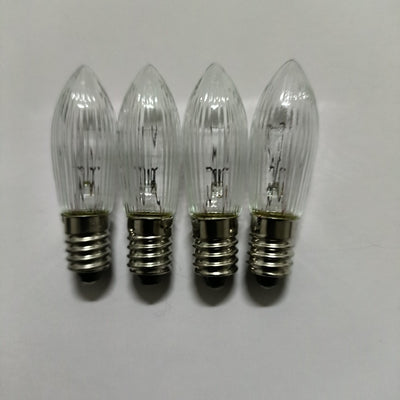 Bombilla LED E10 Patrón Cristal C6 34V 3W
