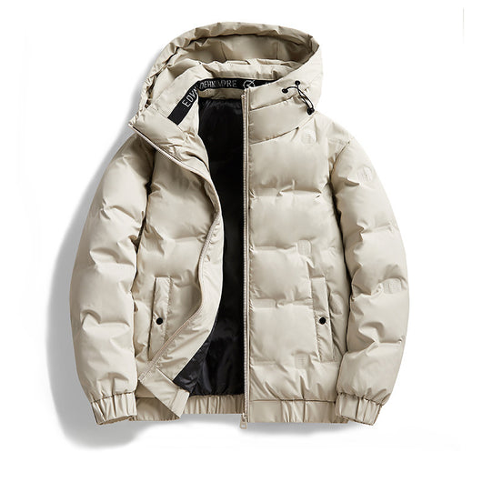 Abrigo Impermeable con Capucha para Hombre - Chaqueta de Plumón Invierno - Image 3