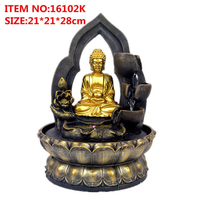 Fuente Zen con Estatua de Buda - Decoración Agua Feng Shui - Image 12