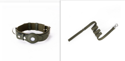 Collar de Cuero Protector con Localizador AirTag para Mascotas - Image 21