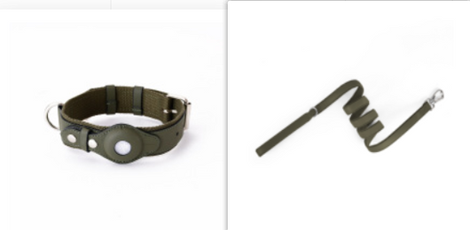 Collar de Cuero Protector con Localizador AirTag para Mascotas - Image 21