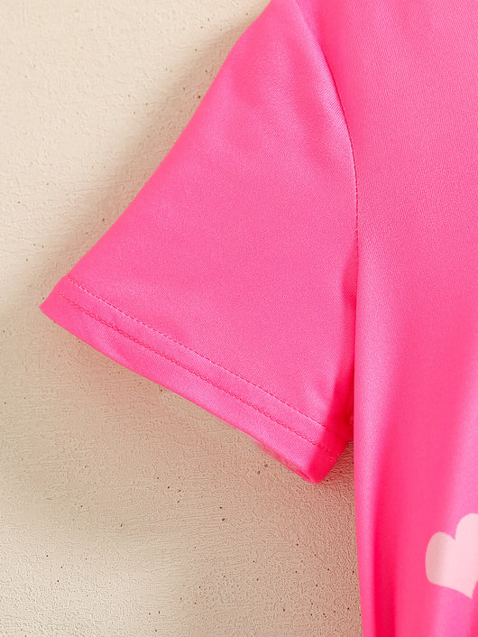 Blusa de Verano con Parche Gatito - Cuello Redondo Manga Corta - Image 9