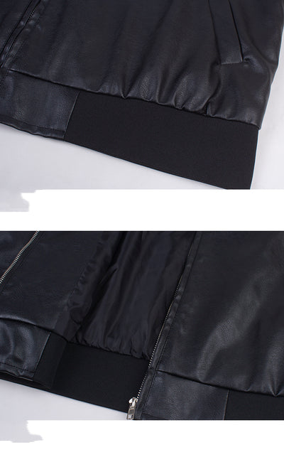 Chaqueta Acolchada de Cuero para Mujer - Otoño e Invierno - Image 9