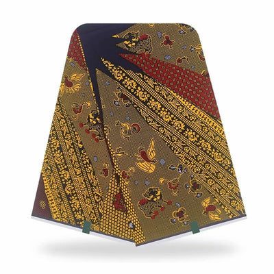 Tela de Algodón Batik Africano Teñido a Mano - Image 10