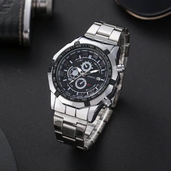 Reloj de Moda para Hombre con Correa de Acero