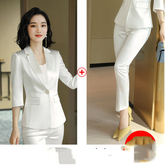 Blazer Coreano Estilo Diosa Temperamento Verde Talla Pequeña - Image 12