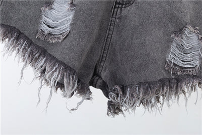 Shorts Vaqueros Holgados de Cintura Alta para Mujer - Image 10