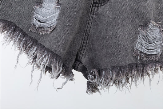 Shorts Vaqueros Holgados de Cintura Alta para Mujer - Image 10