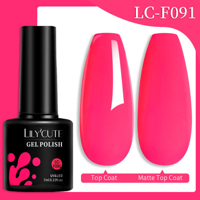 Set de Pegamento para Uñas con Brillo de Color Sólido - Image 27