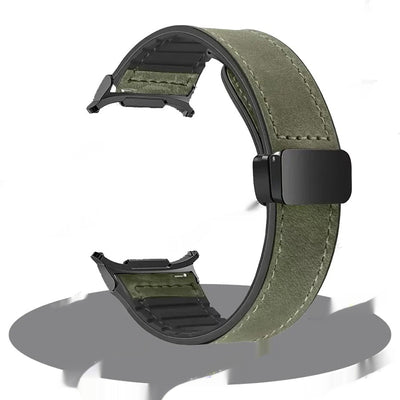 Correa Magnética Galaxy Watch de Cuero y Silicona para Hombre - Image 14