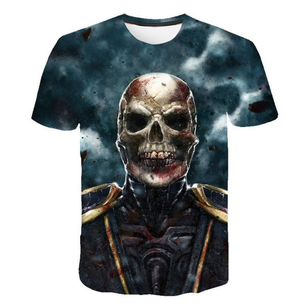 Playera Hombre Estampado 3D Digital - Talla Europea