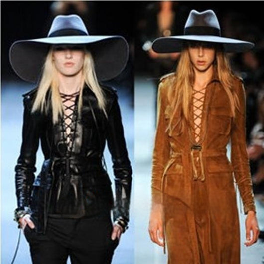 Sombrero de Lana Ancho Europeo - Estilo Clásico Premium - Image 2