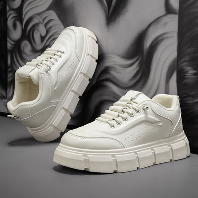 Zapatos Casuales Hombre Microfibra Suela Gruesa Versátiles - Image 11
