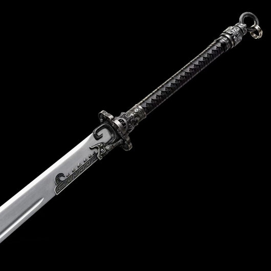 Sable Tradicional Forjado Integral de Dos Manos - Arma Fría Auténtica Estilo Tang - Image 5