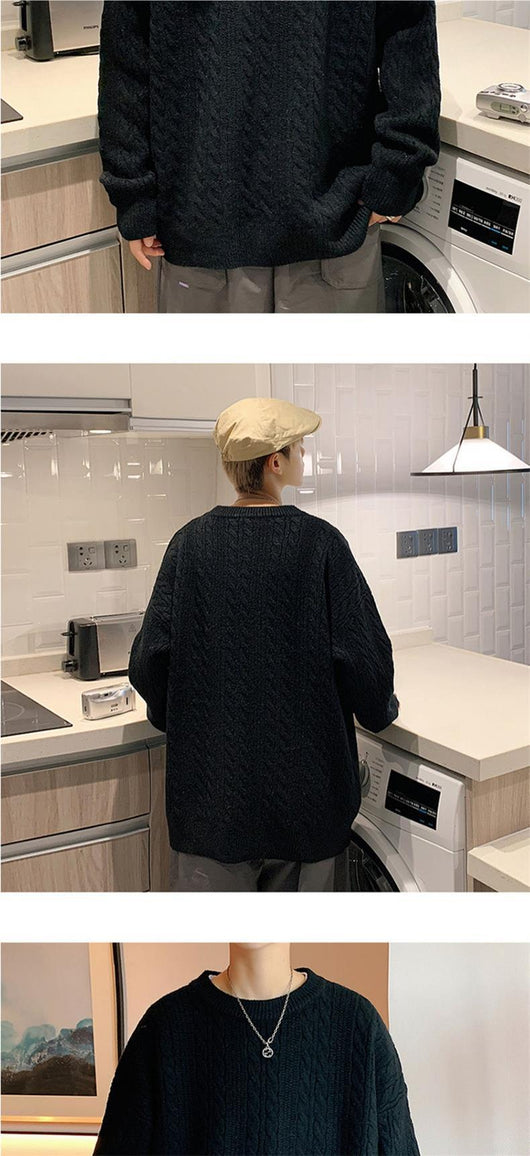 Suéter de Punto Trenzado para Hombre - Image 11