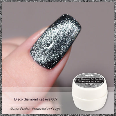 Esmalte de Uñas Gel Ojo de Gato Reflectante con Efecto Diamante - Image 11