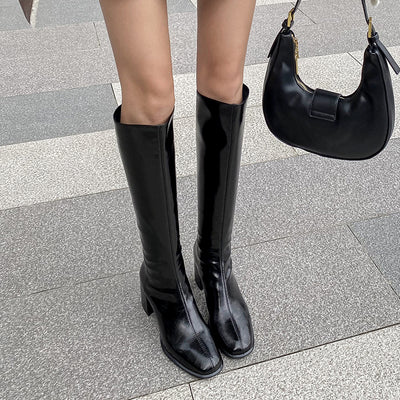 Botas de Cuero Genuino Versátiles para Mujer - Image 16