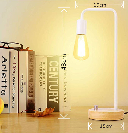 Lámpara de Mesa Moderna en Hierro y Madera con Luz Cálida Regulable - Image 6