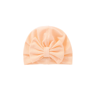 Gorro de Bebé Recién Nacido con Lazo Grande - Diseño Europeo y Americano - Image 9