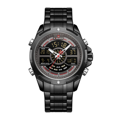 Reloj Cronógrafo Multifunción con Doble Pantalla y Calendario Luminoso para Hombre - Image 4