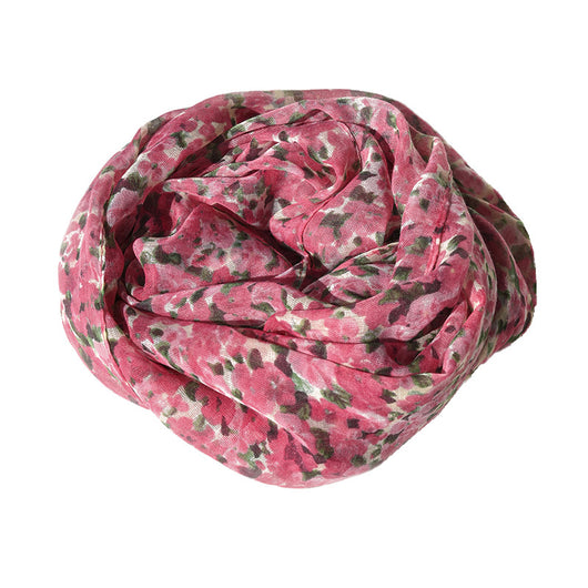 Pañuelo de Seda Floral Elegante - Bufanda Versátil para Mujer - Image 5