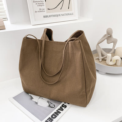 Bolsa de Compras Artística de Lona Grande con Capacidad Amplia - Image 7