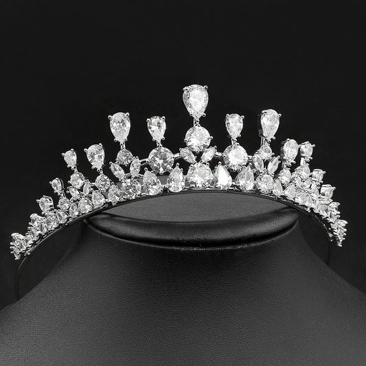 Corona Nupcial de Circón Premium Coreano - Image 2