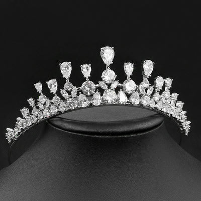 Corona Nupcial de Circón Premium Coreano - Image 2