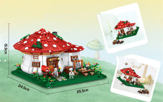 Casa de Setas con Vista Callejera - Puzzle 3D de Montaje Decorativo - Image 8
