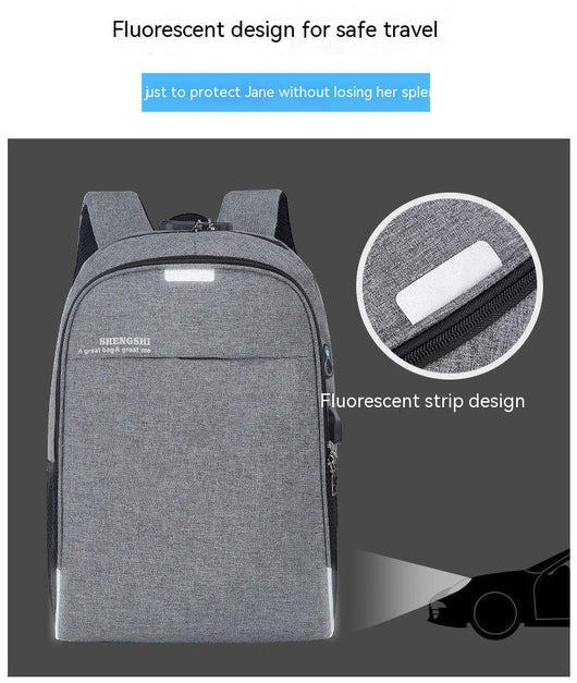 Mochila Empresarial con Carga USB - Diseño Casual y Funcional - Image 8