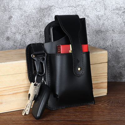 Bolsa de Cintura Retro en Cuero para Celular - Image 6