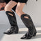 Botas Anchas para Mujer con Cadena Metálica