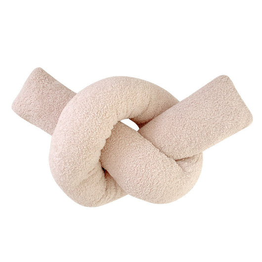 Almohada Nube Suave con Formas Geométricas y Cuerda Anudada - Image 2