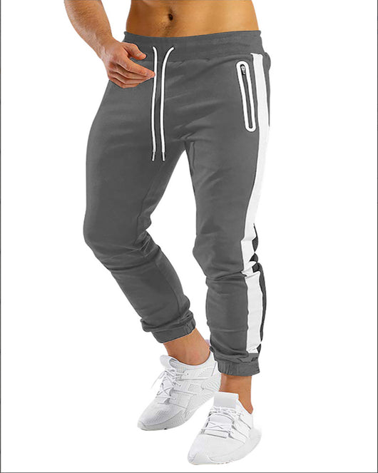 Pantalones Deportivos para Correr con Contraste Lateral y Cierre Velcro - Image 6