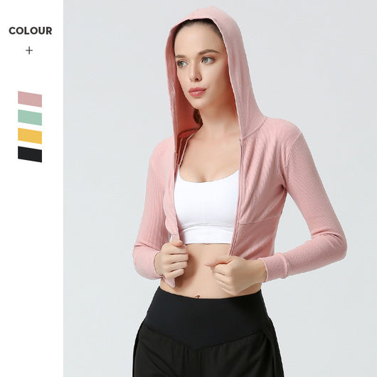 Chaqueta Deportiva de Compresión con Cierre y Manga Larga para Yoga y Running - Image 7