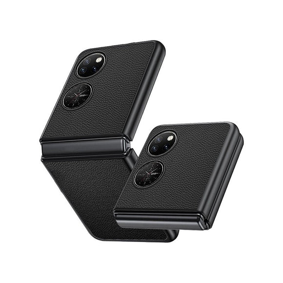 Funda Protectora de Cuero Premium para P50 con Bolsillo Integrado