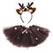 Saia Pettiskirt Marrom Tiara - PP