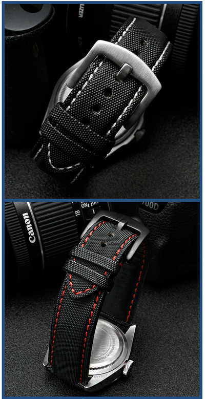Correa de Reloj Nylon Canvas Tiansuo Haixing para Hombre - Image 48